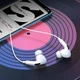 Навушники Вакуумні Hoco M101 Pro Crystal sound 3.5mm wire-controlled earphones with microphone White - изображение 6