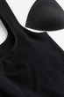 Топ жіночий спортивний H&M чорний M 1049780 - зображення 7