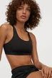 Топ жіночий спортивний H&M чорний S 0564786 - изображение 3
