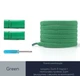 Эластичные плоские шнурки для обуви FASTLACES T9-7B Green - изображение 1