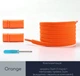 Эластичные плоские шнурки для обуви FASTLACES T9-7B Orange - изображение 1