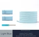 Эластичные плоские шнурки для обуви FASTLACES T9-7B Light Blue - изображение 1