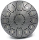Глюкофон Fzone STD10I13N Gray Steel Tongue Drum - изображение 1