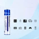 Акумулятори AAA (мікропальчикові — мізинчикові) — Doublepow 1250 mAh (2 шт.) - зображення 5