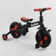 Велосипед-трансформер для дитини від 2 до 4 років Best Trike колеса PU 10'', батьківська ручка, знімні педалі 23031 - зображення 6
