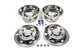 Колпаки из нержавейки Эксклюзив V1 (2 катковые, 4 шт) для Volkswagen Crafter 2006-2013 - изображение 10