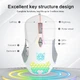 Мышь игровая компьютерная Onikuma CW902 White с RGB подсветкой, проводная - изображение 5