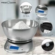 Весы кухонные электронные Profi Cook PC-KW 1040 настольные металлические с чашей 2 л и взвешиванием до 5 кг с погрешностью 1 г - изображение 3