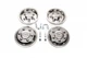 Колпаки из нержавейки Эксклюзив V2 (2 катковые, 4 шт) для Volkswagen Crafter 2006-2016 гг - изображение 1