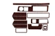 Накладки на Панель Приборов Дерево для Volvo 940/960 1990-1997 гг - изображение 1