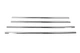 Окантовка окон (4 шт, нерж) для Opel Vectra B 1995-2002 гг - изображение 3