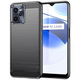Чехол Fiji Polished Carbon для Realme C35 противоударный бампер черный - изображение 1