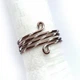 Набір кілець для серветок YourHouse Twist Chocolate (4 шт.) T13665 - зображення 1