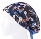 Медицинская шапочка женская HeadwearUniverse универсальная принт Цветы листья - изображение 2