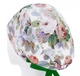Медицинская шапочка женская HeadwearUniverse универсальная принт Букеты роз на белом - изображение 2