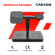 Бездротовий зарядний пристрій Canyon WS-404 4 в 1 QI Black (CNS-WCS404B) - зображення 4