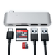 Хаб-адаптер Satechi Type-C USB 3.0 Passthrough Hub, Silver (ST-TCUPS) - зображення 4