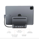 Хаб - адаптер Satechi Aluminum Stand Hub for iPad Pro, Space Gray - изображение 5