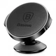 Автомобильный держатель Baseus Small Ears Series Genuine Leather Magnetic Car Vertical Type, Black - изображение 2