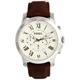 Мужские часы Fossil FS4735 Коричневый / Белый - изображение 1