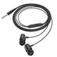 Наушники HOCO Graceful universal earphones with mic M88 black - изображение 1