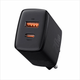 Зарядное устройство СЗУ Baseus Compact Quick Charger 20W QC+ PD (Type-C+USB) black - изображение 2
