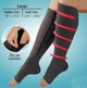 Лечебные компрессионные гольфы от варикоза Zip Sox S-M (универсальные) со змейкой - изображение 6