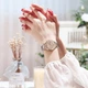 Часы женские Poedagar Nice Золотистый/Серебристый + отображение даты - изображение 3