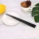 Пластиковые палочки для еды Japanese Chopsticks 24 см 856-4 Черный - изображение 2