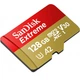 Карта пам'яті 128 GВ San Disk Extreme A2 МicroSDXC UHS-I (U3) Сlass 10 з адаптером червоний з жовтим (RZN-23102086) - изображение 1