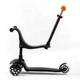 Самокат триколісний Best Scooter PL-209 колеса PU зі світлом, сидіння, батьківська ручка, Чорний - зображення 2