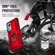 Чехол Shield для Xiaomi Redmi Note 12S бампер противоударный с подставкой Red - изображение 3