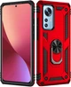Чехол Shield для Xiaomi Redmi Note 12S бампер противоударный с подставкой Red - изображение 6