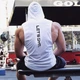 Безрукавка мужская с капюшоном Let's Gym белая XL - изображение 2