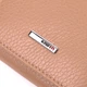 Практичный женский кошелек с монетницей из натуральной кожи KARYA Women's wallet 21381 Бежевый - изображение 3