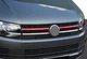 Набор красных накладок на верхнюю решетку для Volkswagen T6 (2015-2019) - 2 шт. - изображение 1