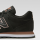 Buty sportowe damskie z siatką na platformie do kostki New Balance 500 GW500BR 41 26.9 cm Czarne z brązowym (5904862462080) - obraz 4