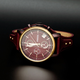 Женские наручные часы Fossil ES4114 / Темно красный - изображение 6