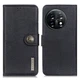 Чехол-книжка с застежкой KHAZNEH Wallet Cover для OnePlus 11 - Black - изображение 1