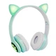 Беспроводные наушники с ушками Cat ear headphones VZV-23M, накладные детские наушники блютуз Бирюзовые - изображение 5