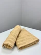 Комплект махровых полотенец Косичка 50х100 70х140 бежевый Узбекистан - изображение 1