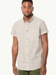 Рубашка хлопковая летняя мужская Jack Wolfskin Hot Springs Shirt M 1402333-5161 M Бежевая (4064993656329) - изображение 1