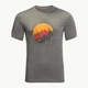 Футболка спортивная длинная мужская Jack Wolfskin Hiking S/S T M 1808762-4143 L Серая (4064993701456) - изображение 4