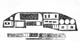 (Tdi, 1995-2000) Накладки на торпедо (MERIC) Титан для Mercedes Sprinter W901/902/903/904/905 - изображение 2