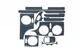 Накладки на панель приборов (Meric) Карбон для Renault Kangoo 1998-2008 гг - изображение 2