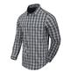 Сорочка (Приховане носіння) Covert Concealed Carry Shirt Helikon-Tex Foggy Grey Plaid M Тактична чоловіча - зображення 1