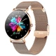 Ультра тонкий смарт-годинник Smart Watch T8 AMOLED дисплей, пульсометр, оксиметр, тонометр, крокомір, режим спорт, для чоловіків і жінок, золото (001438762). - зображення 1