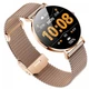 Ультра тонкий смарт-годинник Smart Watch T8 AMOLED дисплей, пульсометр, оксиметр, тонометр, крокомір, режим спорт, для чоловіків і жінок, золото (001438762). - зображення 5