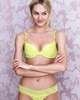Комплект формована чашка + стрінги Victoria's Secret 301-418 75С-S Лимонний - зображення 1