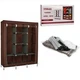 Тканевый шкаф для одежды и обуви Storage Wardrobe Original Складной каркасный шкаф из ткани для вещей - изображение 8